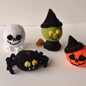 Halloween Crochet Pattern, Halloween Amigurumi, Ghost Crochet Pattern, Witch Crochet Pattern, Pumpkin Crochet Pattern, Spider Crochet Pattern, Jack O Lantern Crochet Pattern