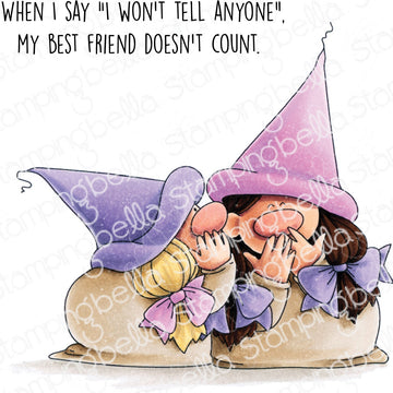 Stamping Bella Cling Stamps - Gnomes With A Secret