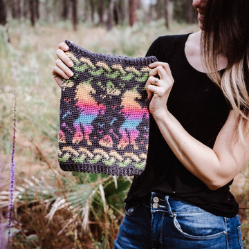Unicorn Crochet Cowl