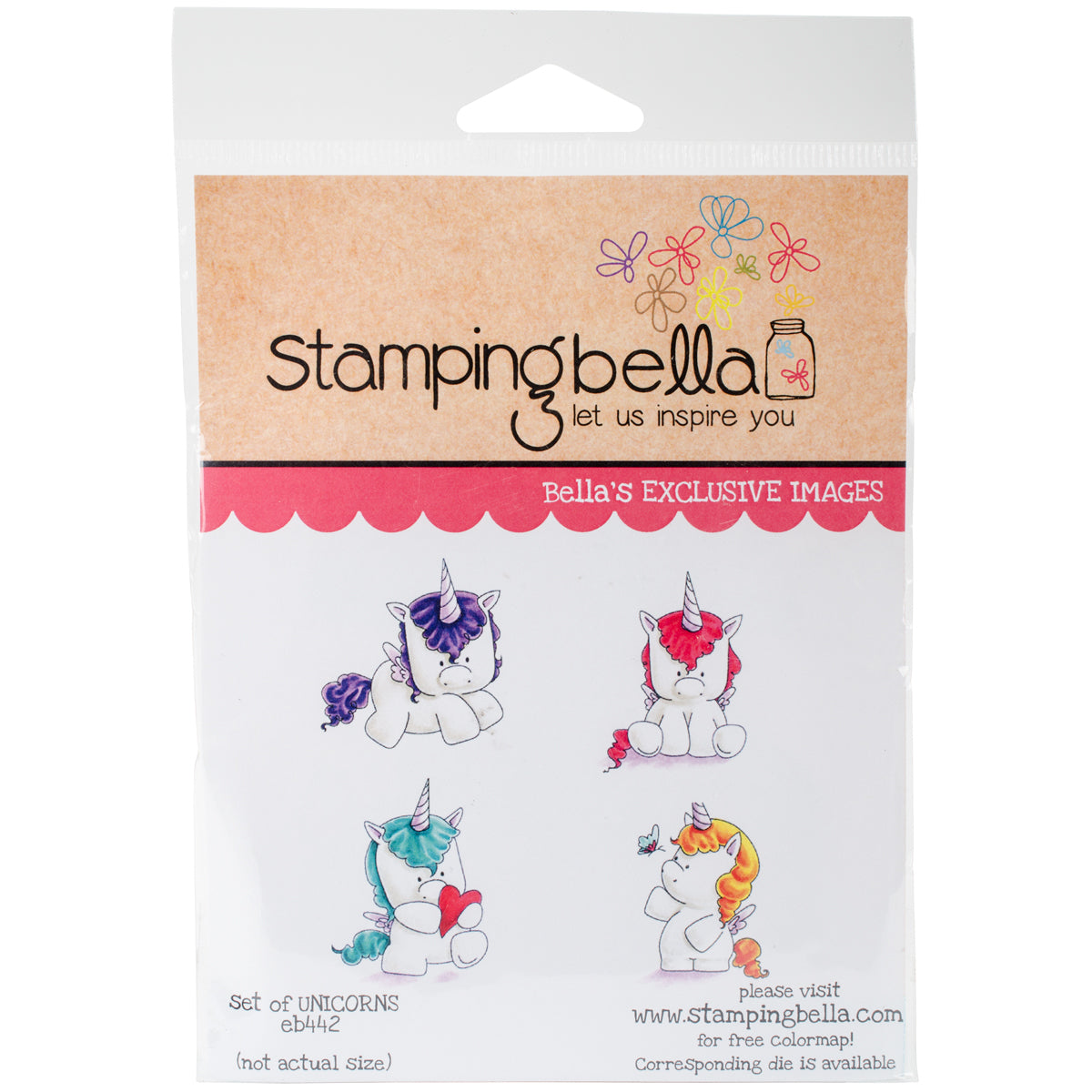 Stamping Bella Cling Stamps - Set Of Unicorns