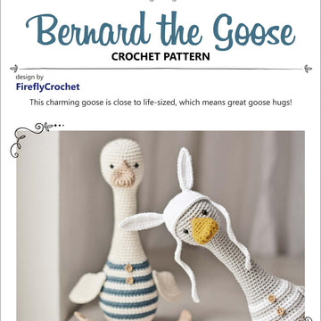 Bernard the Goose Crochet Pattern Amigurumi