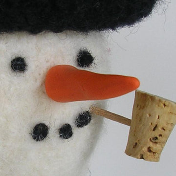Felted Snowman