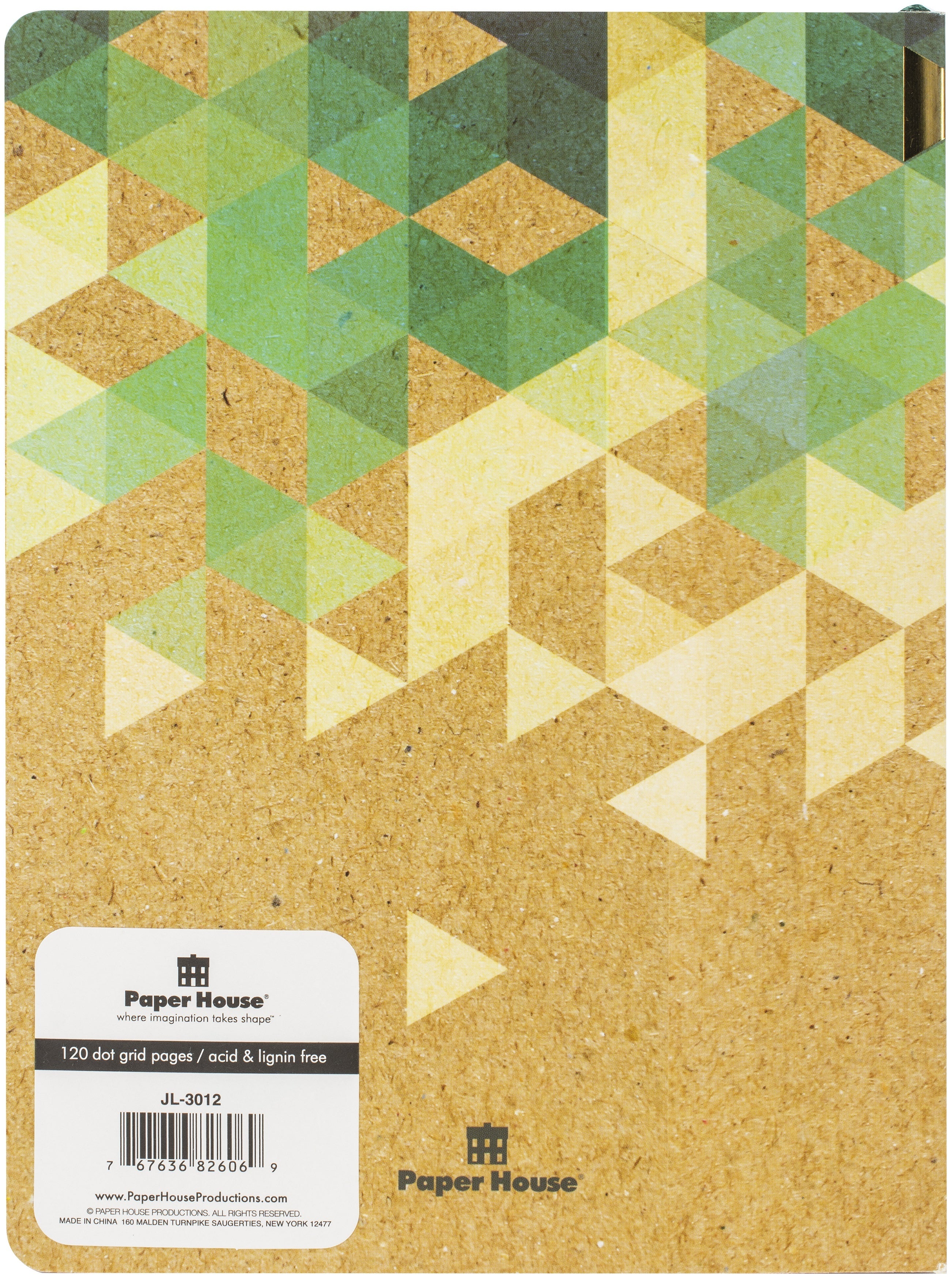 Paper House Softcover Journal 5.75"X8" - Krafted Green