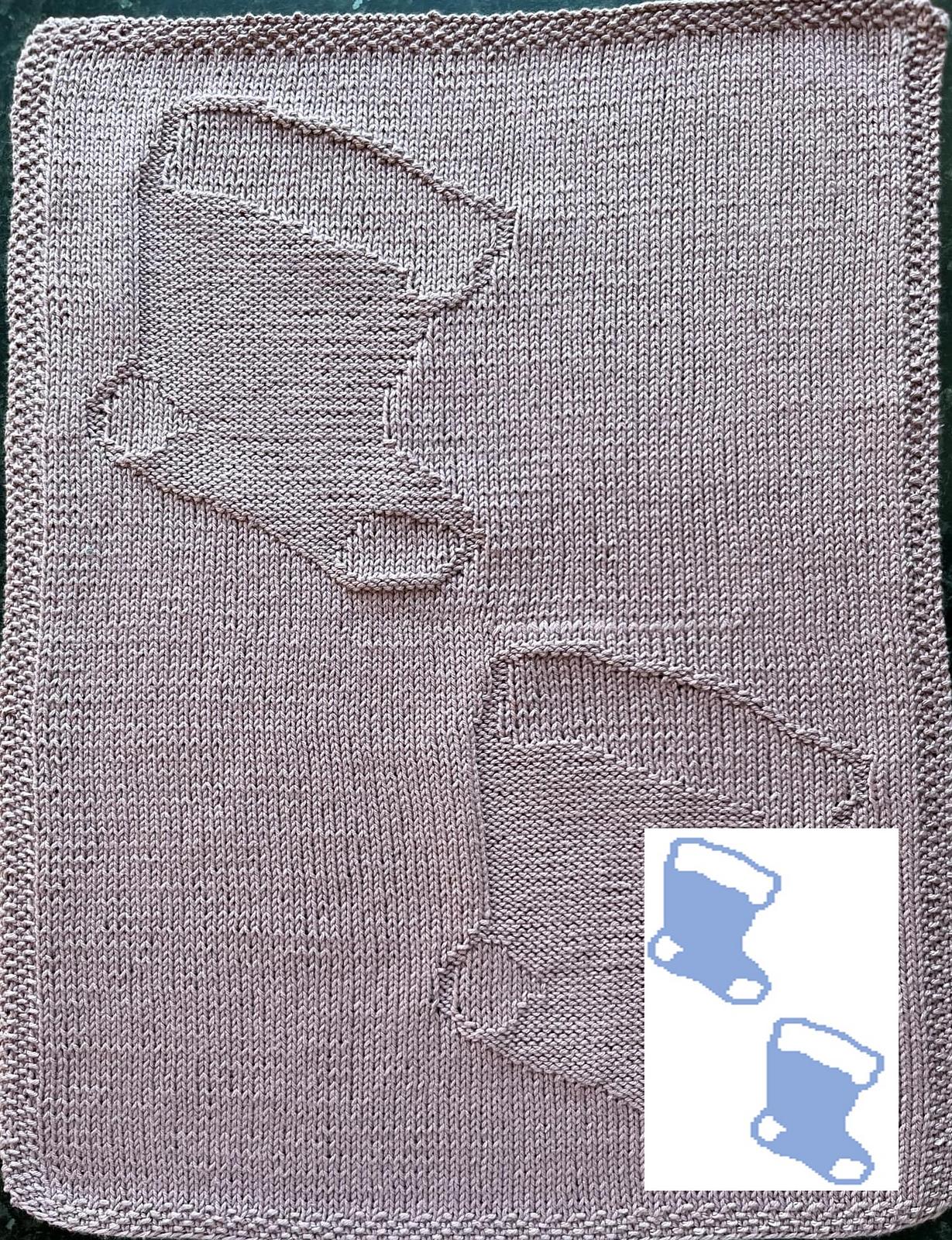 Nr. 850 – 25 – 12. Christmas stocking guest towel
