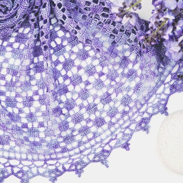 Pressed Violets Shawl