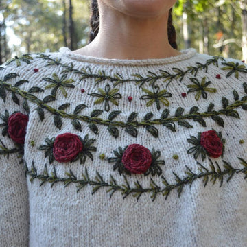 Boho Wreath Sweater
