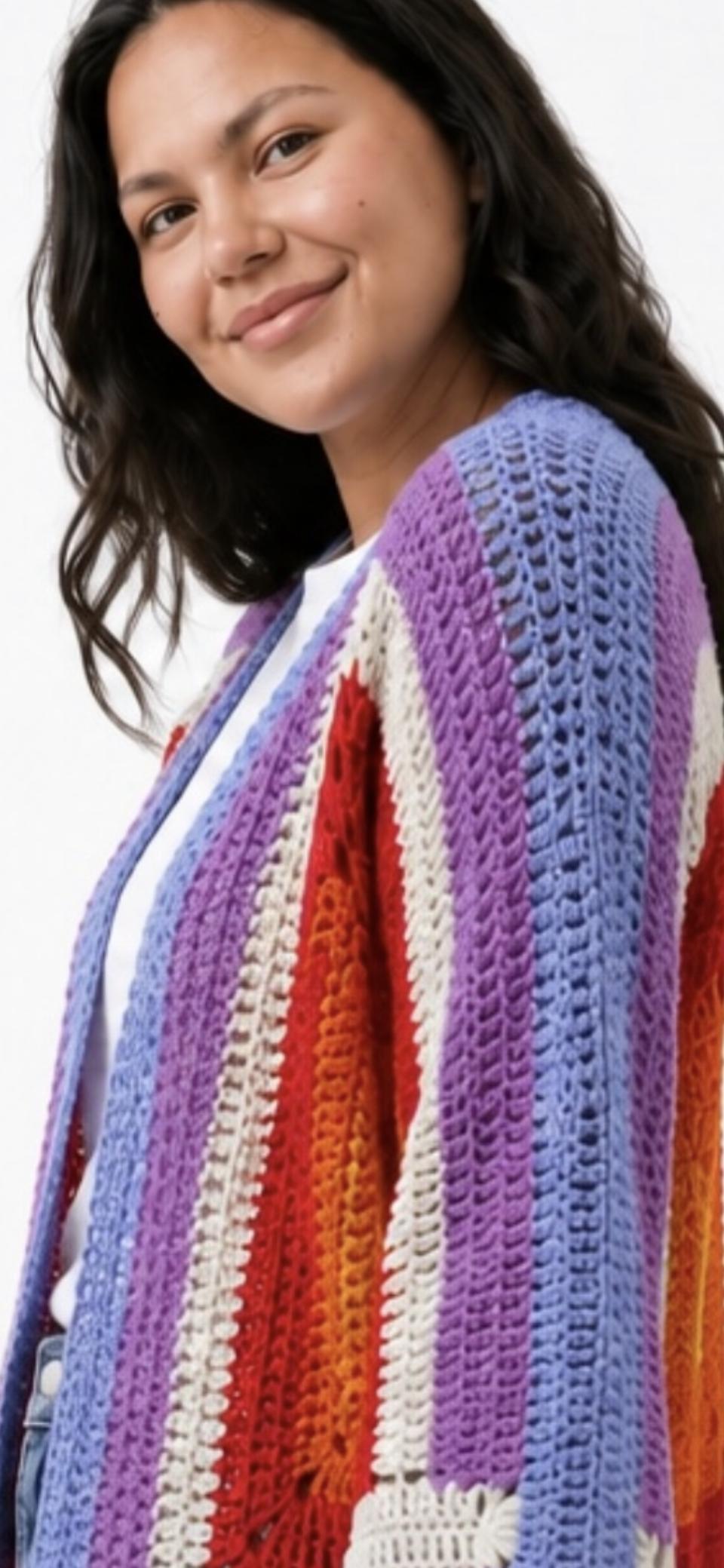 Kimono Crochet Cardigan