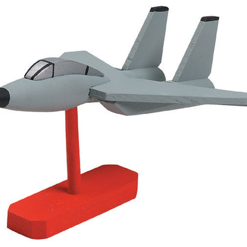 Darice Wood Model Kit - Fighter Jet 7.75"X4"