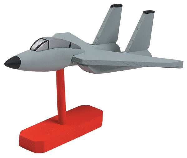 Darice Wood Model Kit - Fighter Jet 7.75"X4"