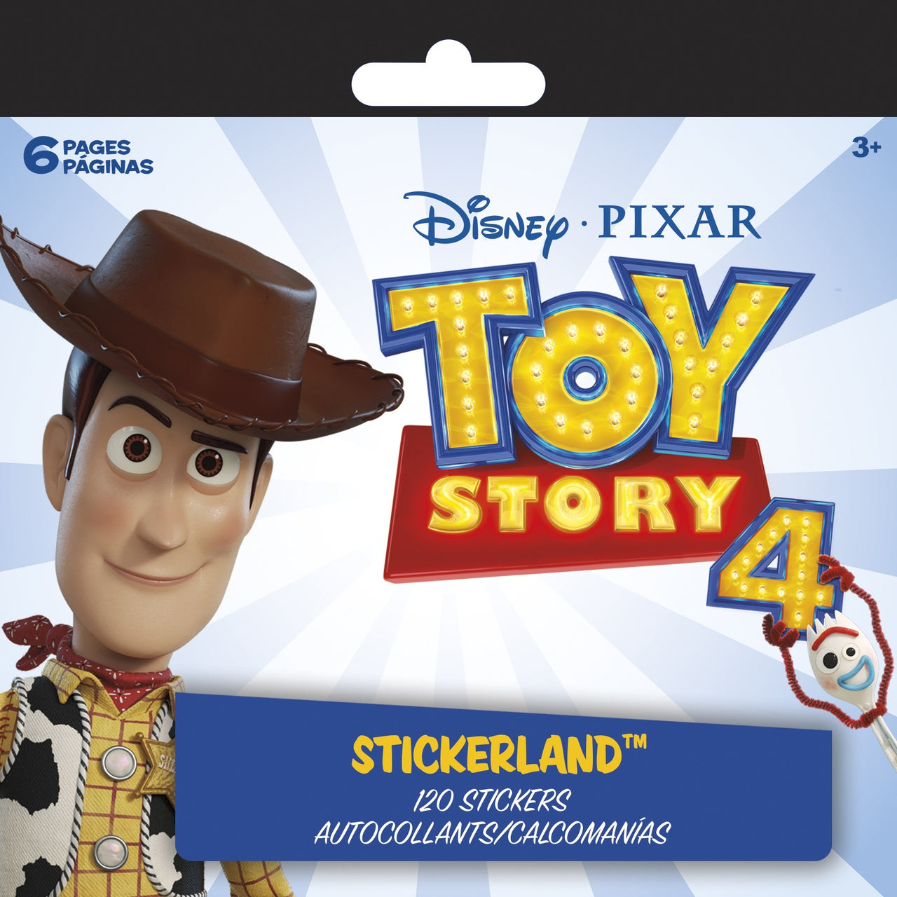 Trends International SandyLion Disney Mini Stickerland Pack - Toy Story 4, 6/Sheets