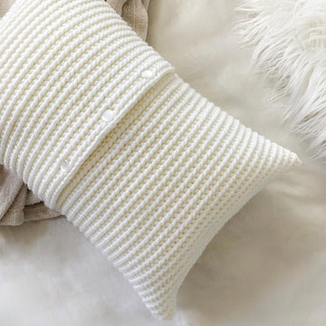Serenity Ridged Pillow Cover