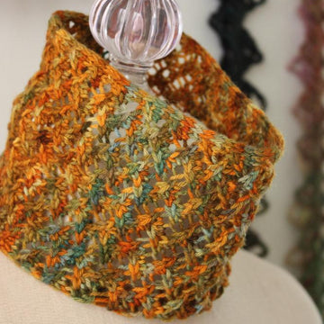 Zelda Lace Neckwarmer Knitting Pattern