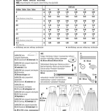 Burda Evening & Bridal Wear Sewing Pattern B6776 - Paper Pattern, Size 8-18