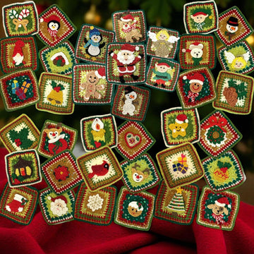 38 Granny Square Crochet pattern