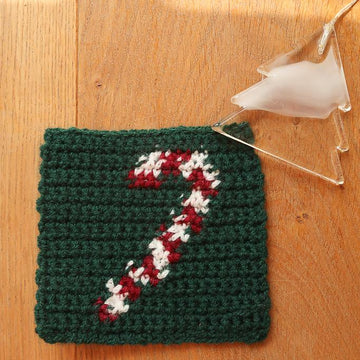 Santa's Cane Square