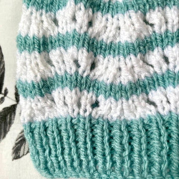 Sea foam beanie