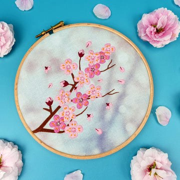 Oh Sew Bootiful Cherry Blossom Pattern Fabric Pack