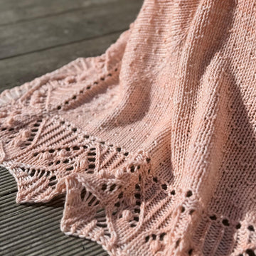 Peach Blossom Baby Blanket