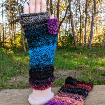 Romulus Roll Fingerless Mittens