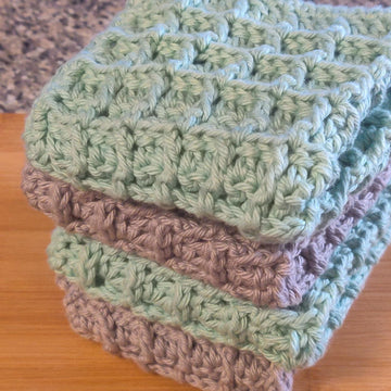 Waffle Stitch Dishcloth