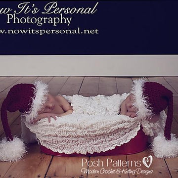 Baby Stocking Santa Hat Crochet Pattern 223