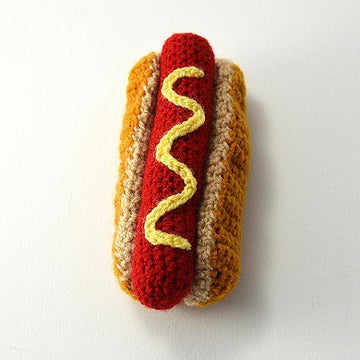 Hotdog Crochet Pattern, Hotdog Amigurumi, Fast Food Crochet Pattern, Fast Food Amigurumi