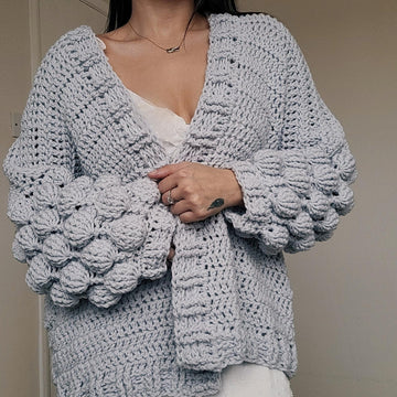 Freya Bubble Sleeve Cardigan