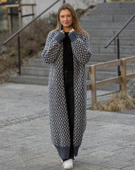 Supporter Duster in Viking Garn Alpaca Storm - Downloadable PDF
