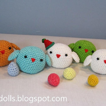 Four Seasons Birds Amigurumi Crochet Pattern