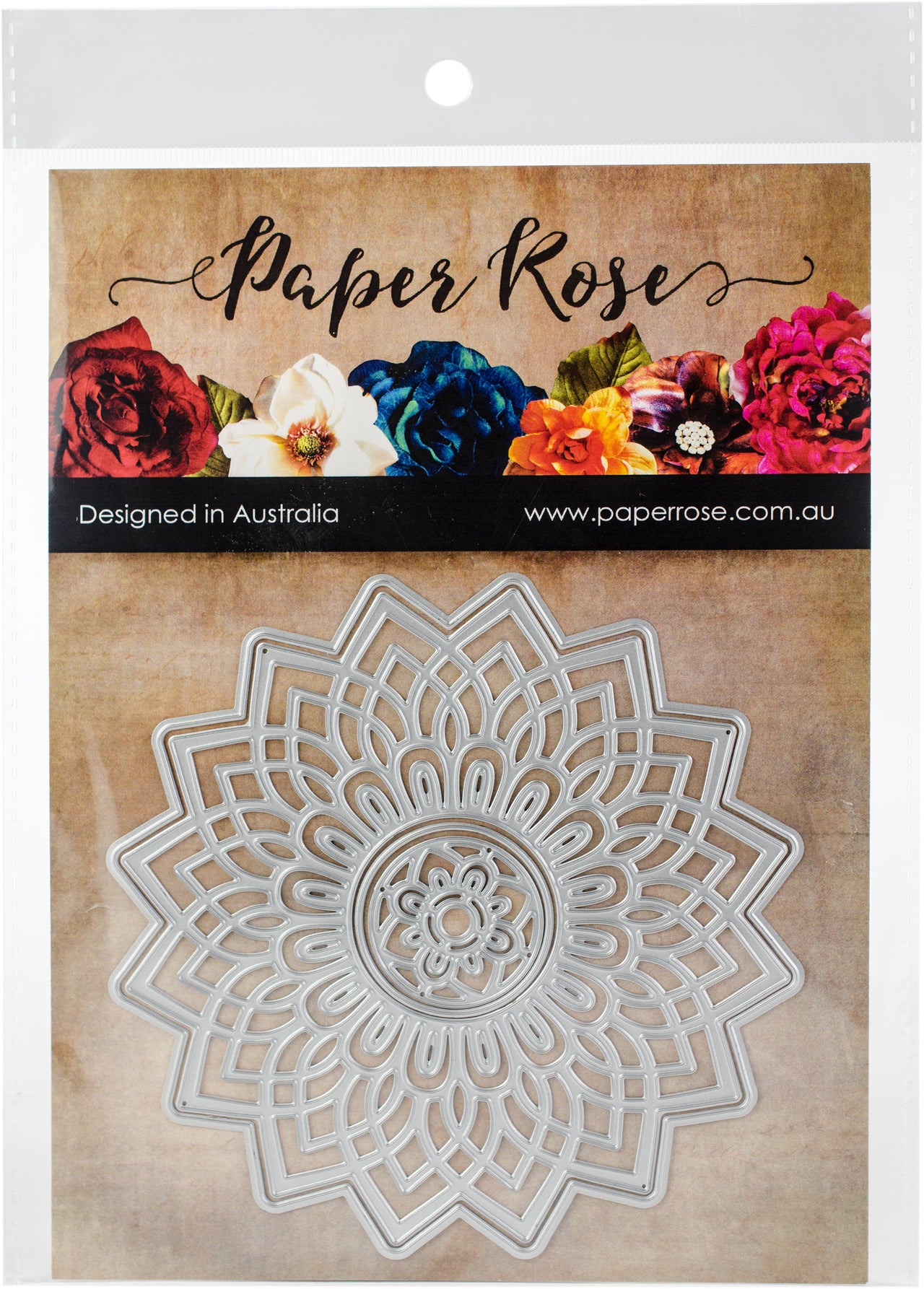 Paper Rose Dies - Layered Mandala
