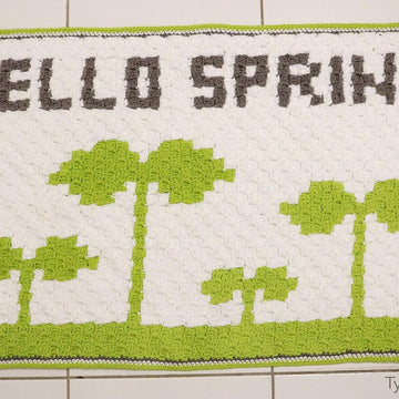 Hello Spring Bath Mat