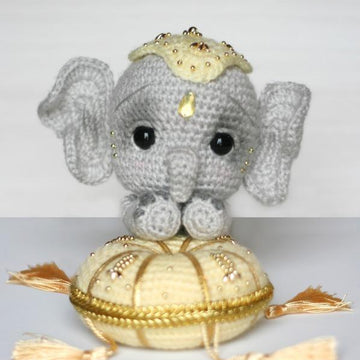 Elil the Chibi Elephant Amigurumi