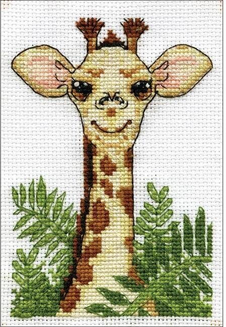 Design Works Giraffe Cross Stitch Kit - Multi