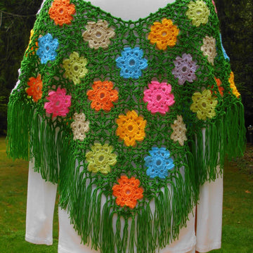 Wild Flower Poncho - PW-107