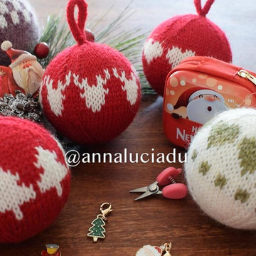Knit Christmas ornaments