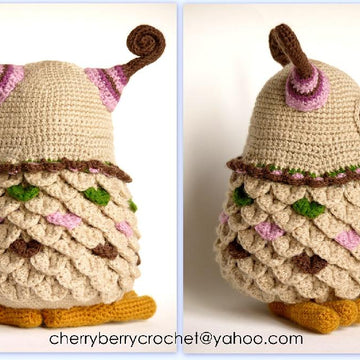 Owl toy or container PDF crochet pattern