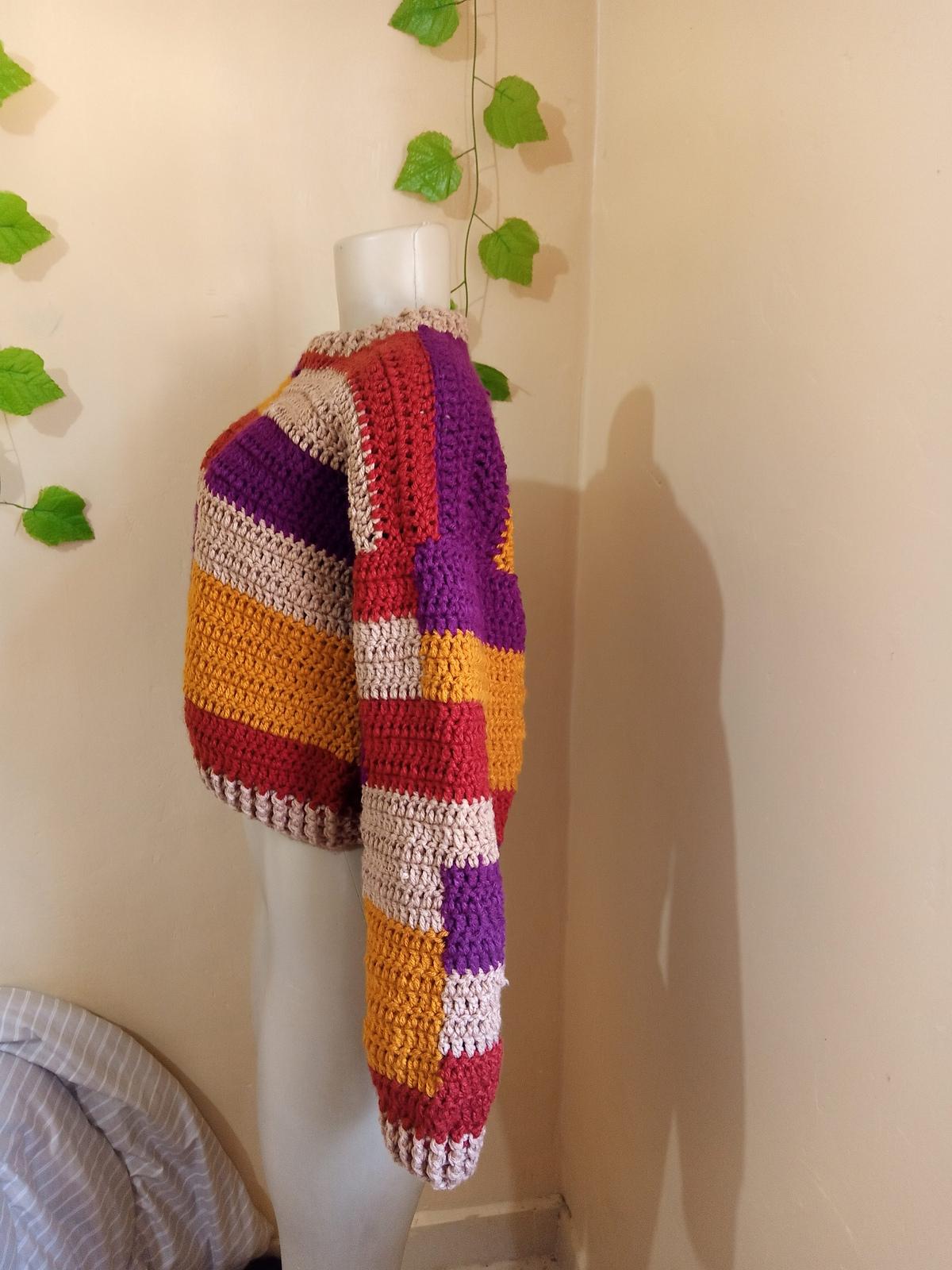 Tetris Crochet Sweater