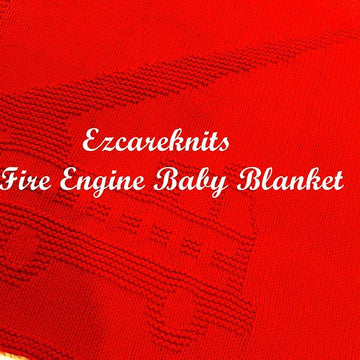 Fire Engine Baby Blanket