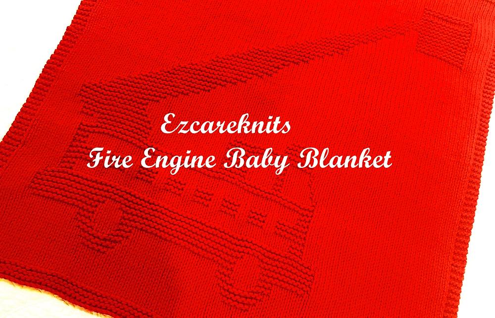 Fire Engine Baby Blanket