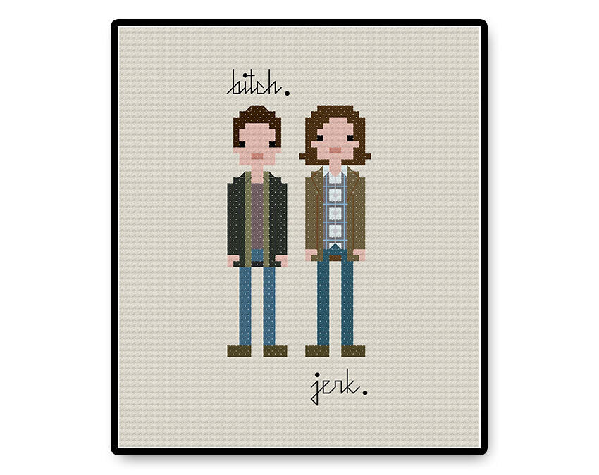 The Winchesters - PDF Cross Stitch Pattern