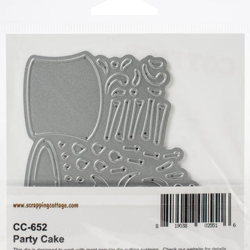 CottageCutz Dies - Party Cake, 2.8"X2.7"