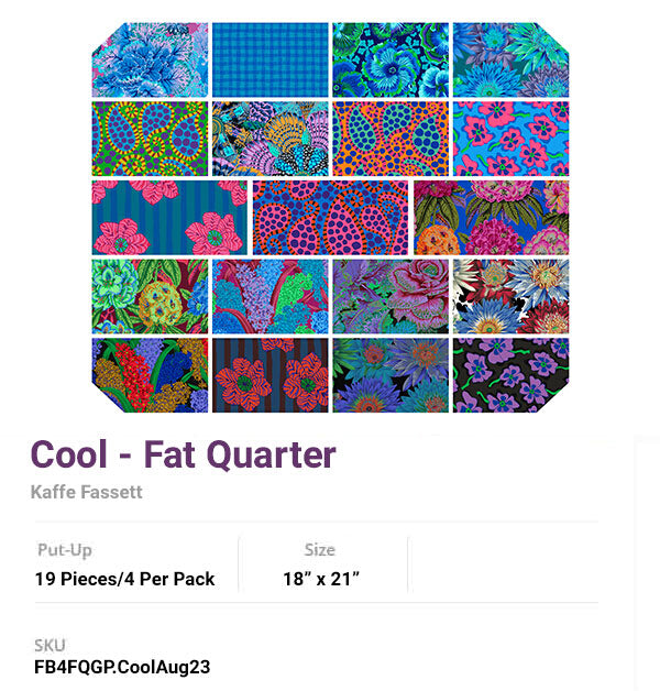 Kaffe Fassett Collective Fat Quarter Bundle - Cool