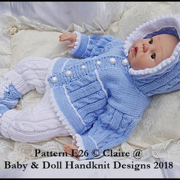 Picot Edged Hoody Set