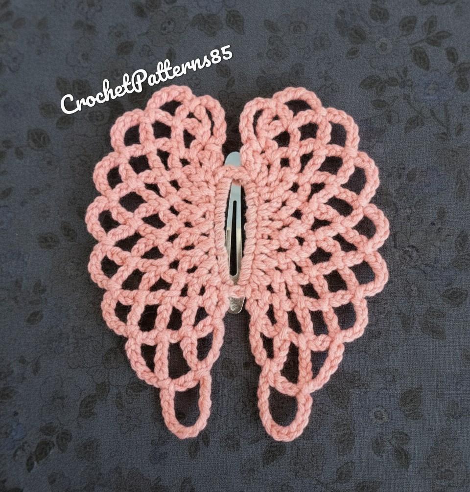 Angel Wings Hair Clip English-US