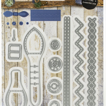 Studio Light Denim Saturdays Cutting & Embossing Die - NR. 136