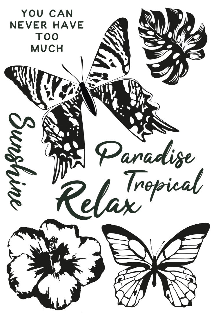 Kaisercraft Clear Stamp 6"X4" - Sunkissed