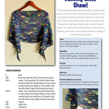 Dancing Skies Shawl