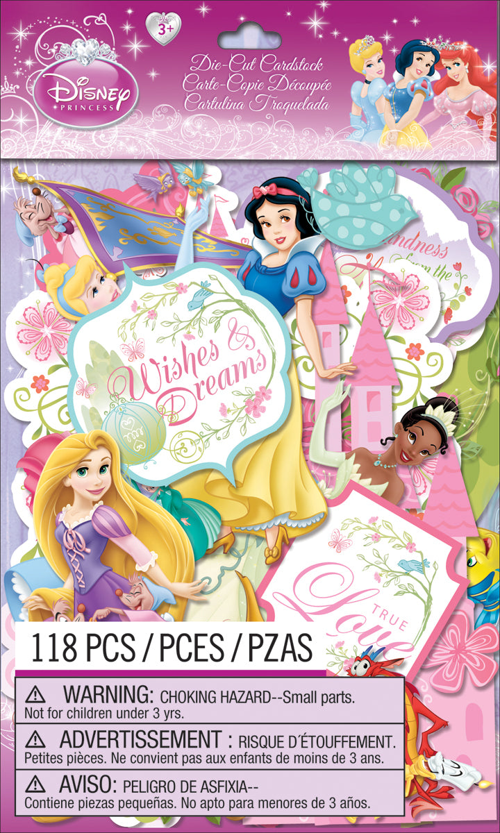 EK Success Disney Cardstock Die-Cuts 118/Pkg - Princess