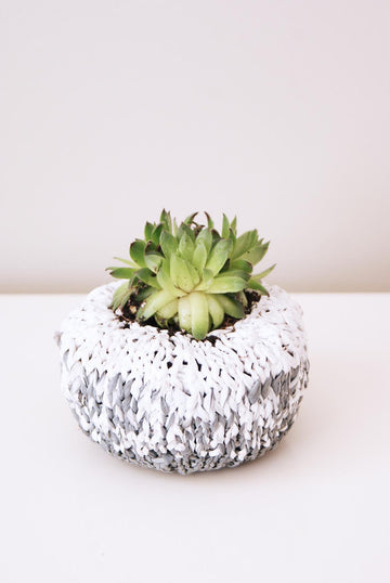 Graduated Ombre Plarn Garden Pods Planters