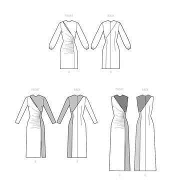 McCall's Misses' Dress M8341 - Sewing Pattern